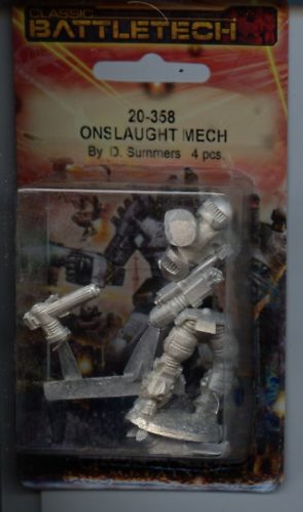 Battletech Onslaught Mech MINT IWM 20-358