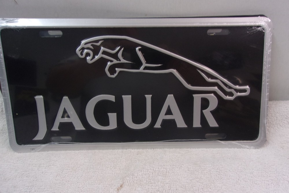 JAGUAR  LOGO  LICENSE PLATE  NEW