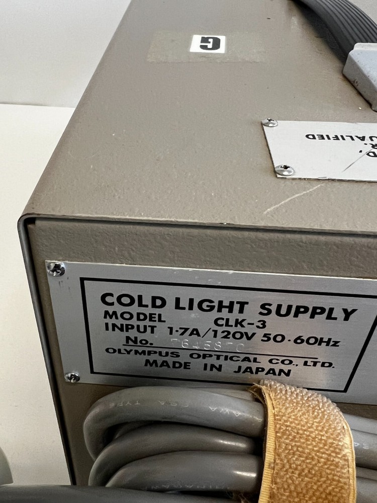 Olympus CLK-3 Cold Light Supply Source - Power Tested Only