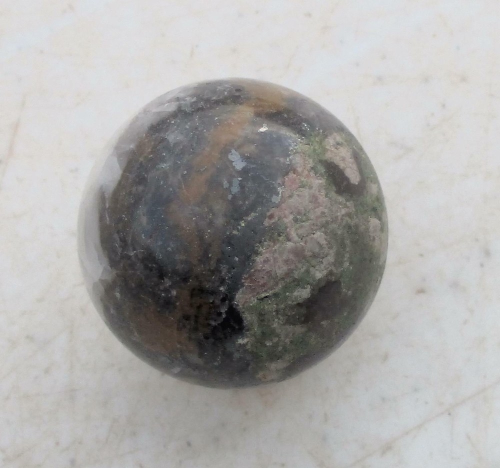 Fluorescent African Calcite 25mm Sphere for Collection 5060