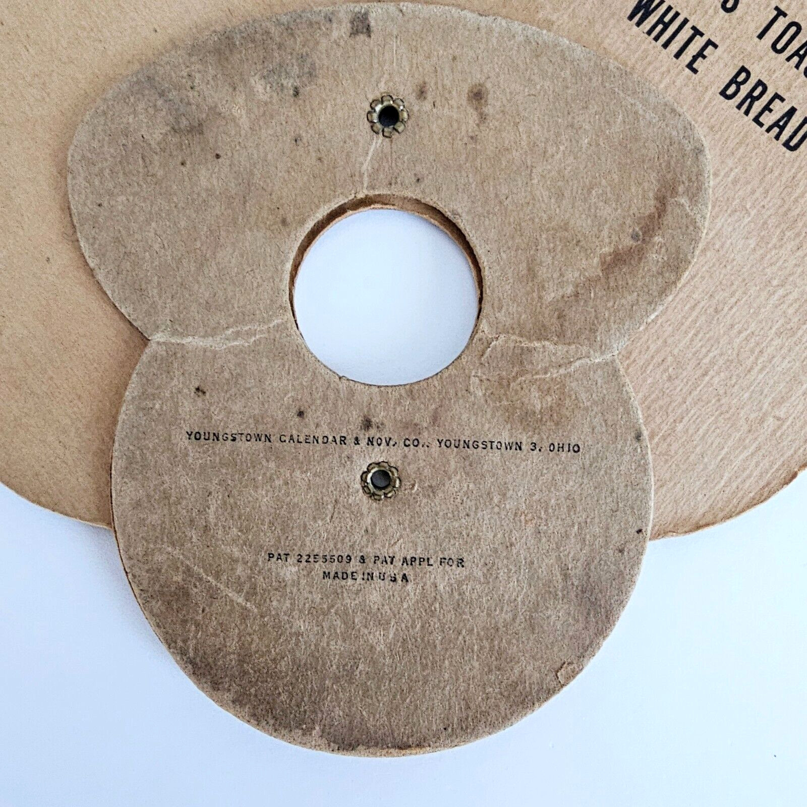 Vintage Schwebel's Toasti Taste Bread Clown Advertising Fan