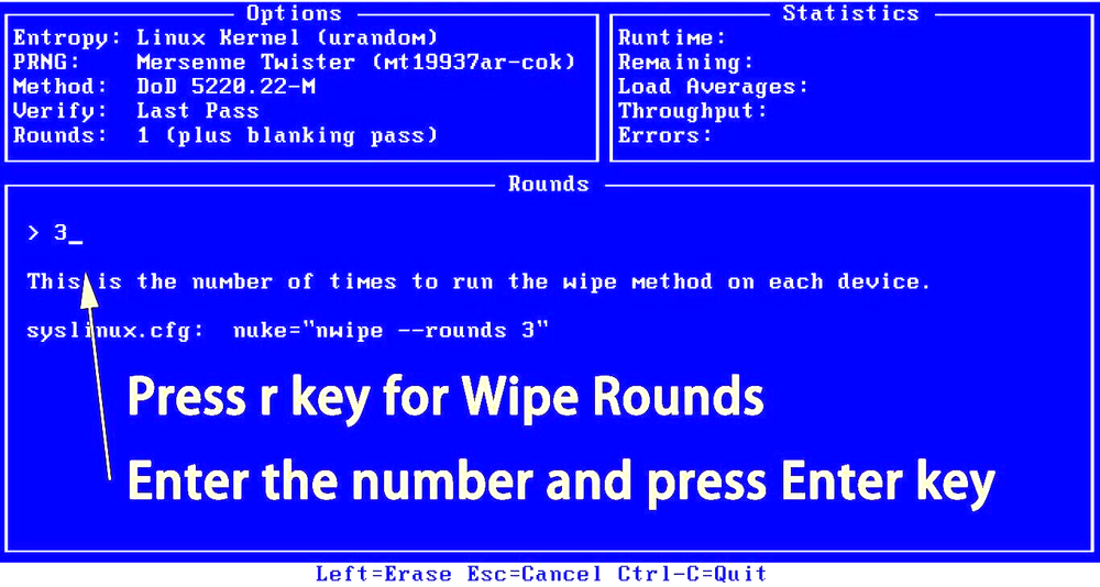 Hard Drive Eraser Data Destroyer USB Bootable Thumb Drive Stick Wipe HDD Disk