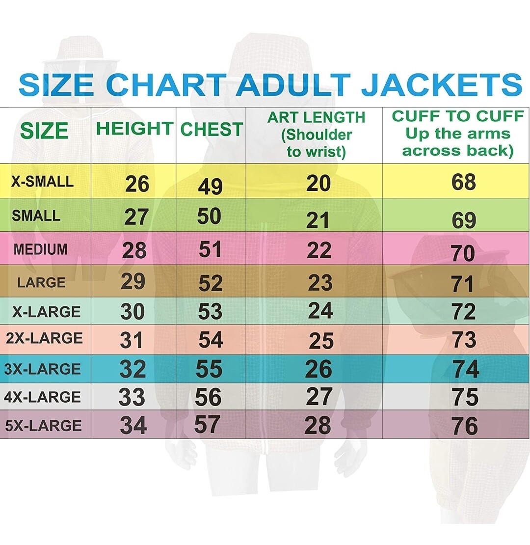 THREE LAYER MESH ULTRA VENTILATED BEEKEEPERS BEE JACKET ROUND VEIL SUPER COOL