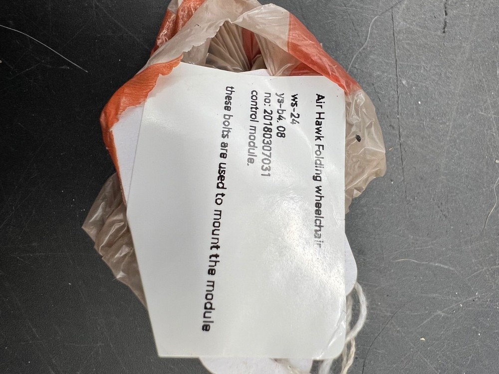 Air Hawk Folding Mobility Wheelchair Computer Control Module Mounting Bolt Set