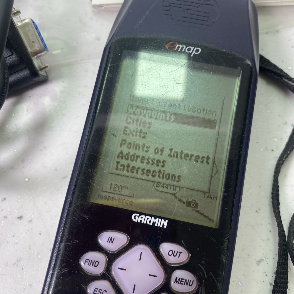Garmin GPS eMap electronic map Inc Cable Instructions Etc Working