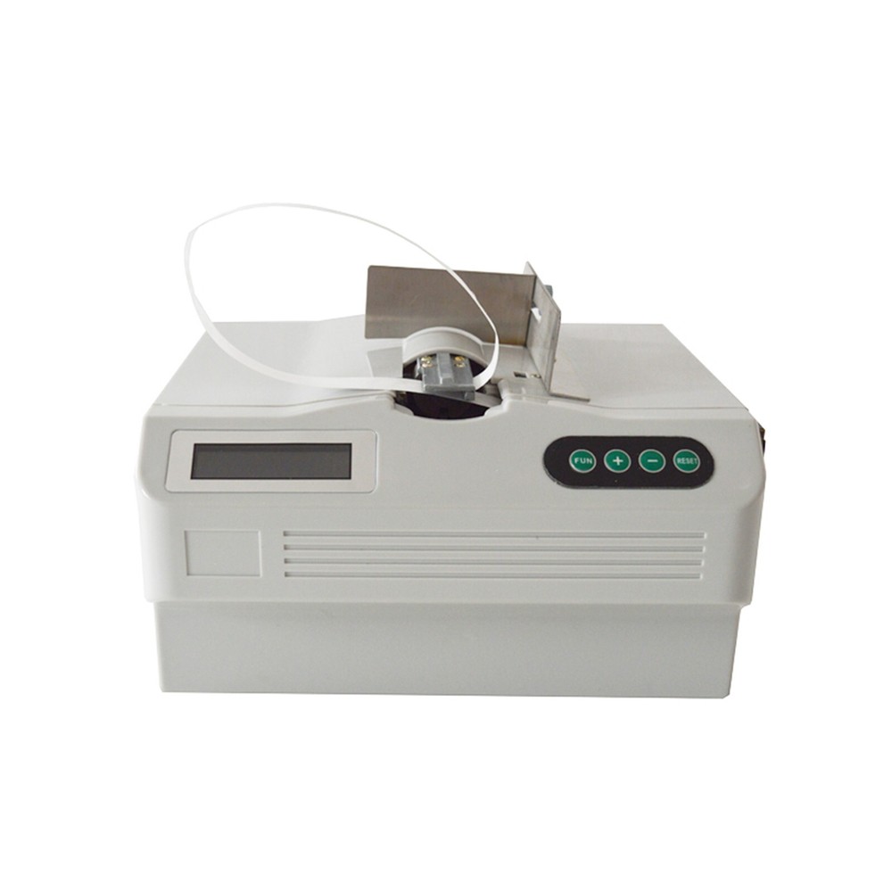 Automatic Banknote Baling Strapping Machine Cross Binding Bill Pack Tool 110V