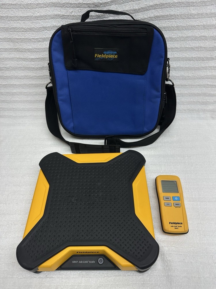 Fieldpiece SR47 Wireless Refrigerant Scale with Remote 252 LBS Capacity