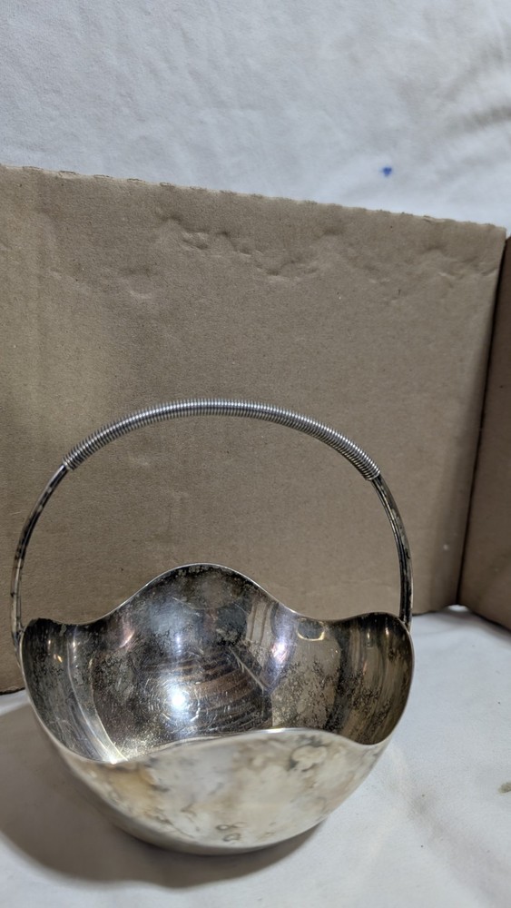 Vintage Silver Plated Candy Dish From Denmark. #149