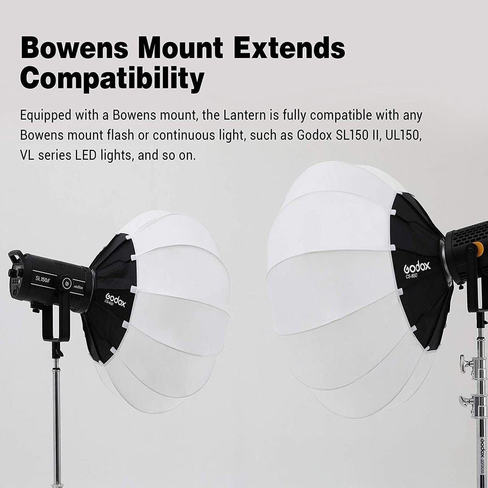 US Godox CS-85D Lantern Softbox Soft Lighting Modifier for Godox Amaran Smallrig