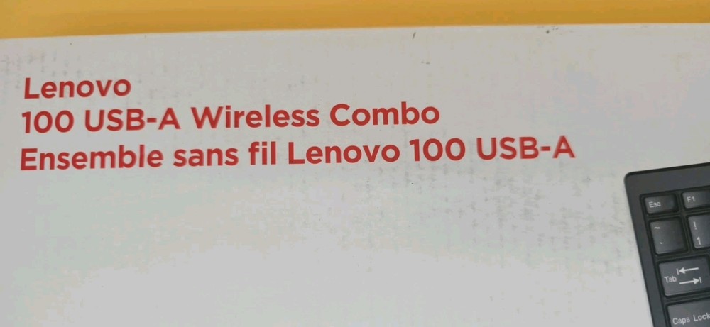 Lenovo 100 USB-A Wireless Combo, New
