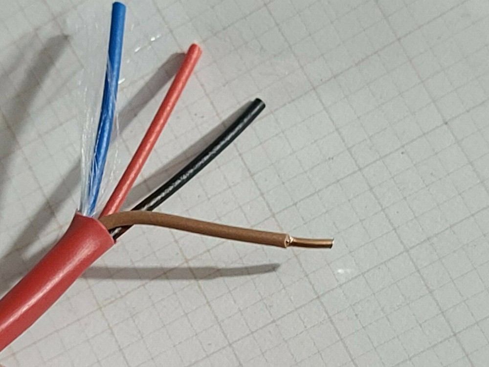 Vertical Cable 315-164/RD 16/4C Solid Riser Fire Alarm Cable FPLR Red /100ft