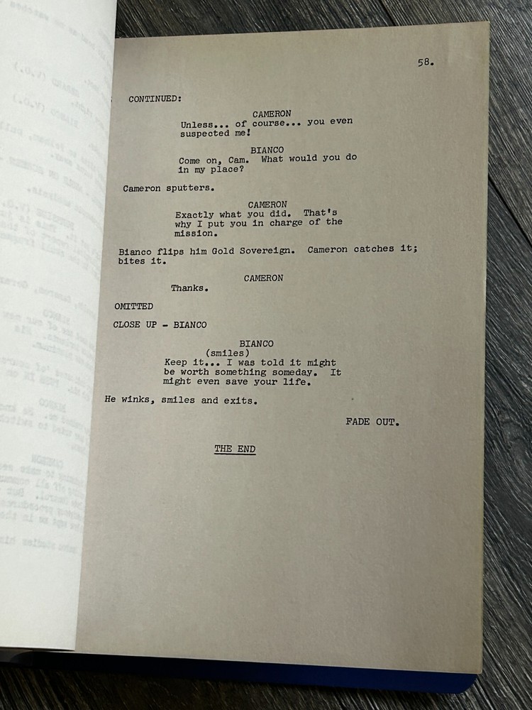 PROBE TV Show Script Operation Iceman Final Draft June 26 1972 S.S. Schweitzer