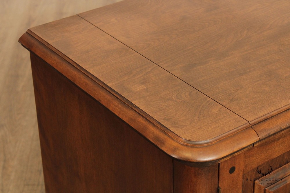 Temple Stuart Vintage Maple Flip-Top Server Bar
