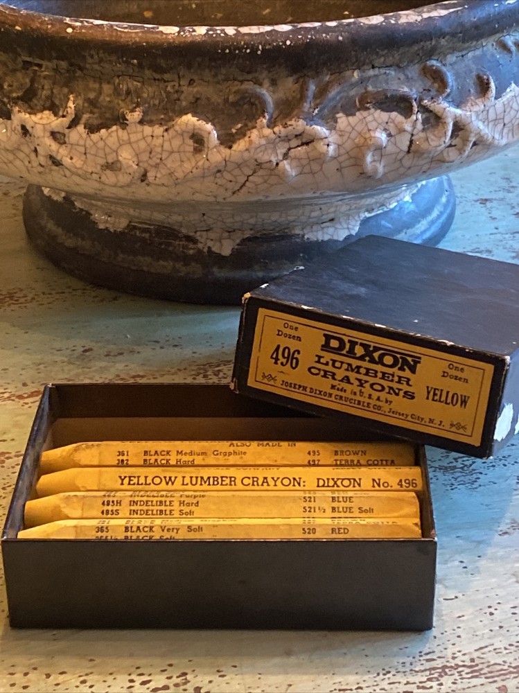 Dixon Brown Lumber Crayons 496 9 crayons
