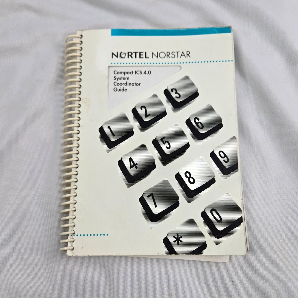 Nortel Norstar Compact ICS 4.0 System Coordinator Guide User Manual Spiralbound
