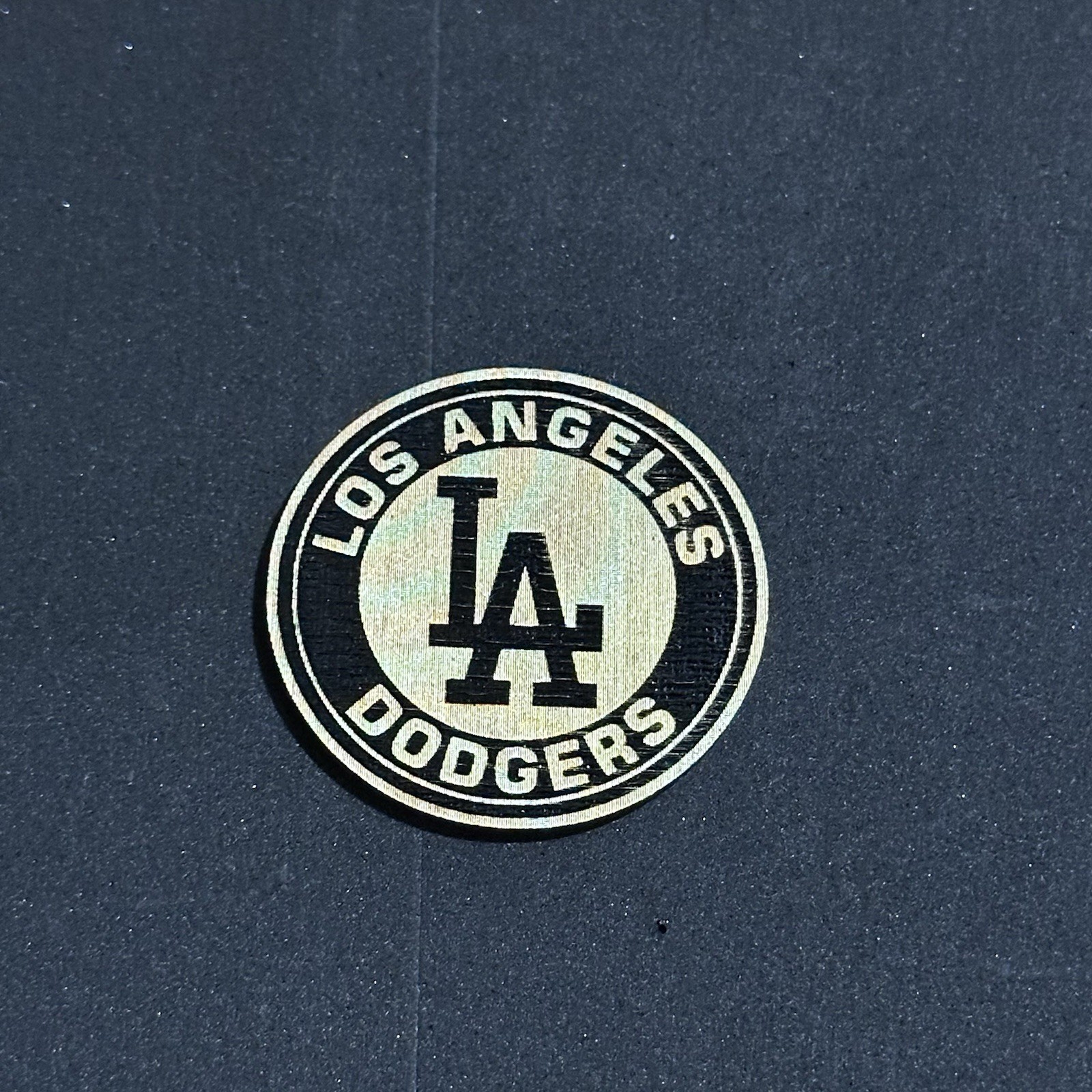 MLB LA Dodgers Iron On Patch laser engraving Patch 1.5”inches