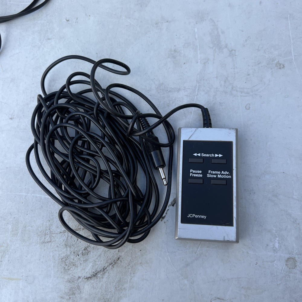 Wired Remote Control for JC Penney VSOS 0305 Vintage UNTESTED