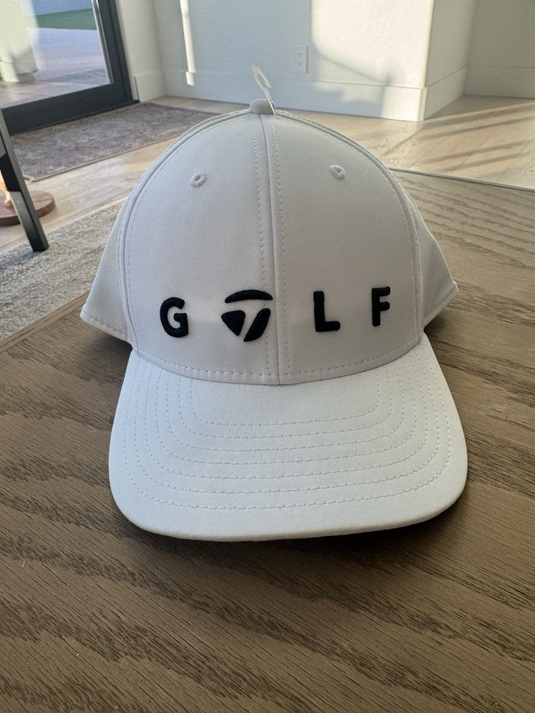 Taylor Made Horizon Golf Hat White Adjustable