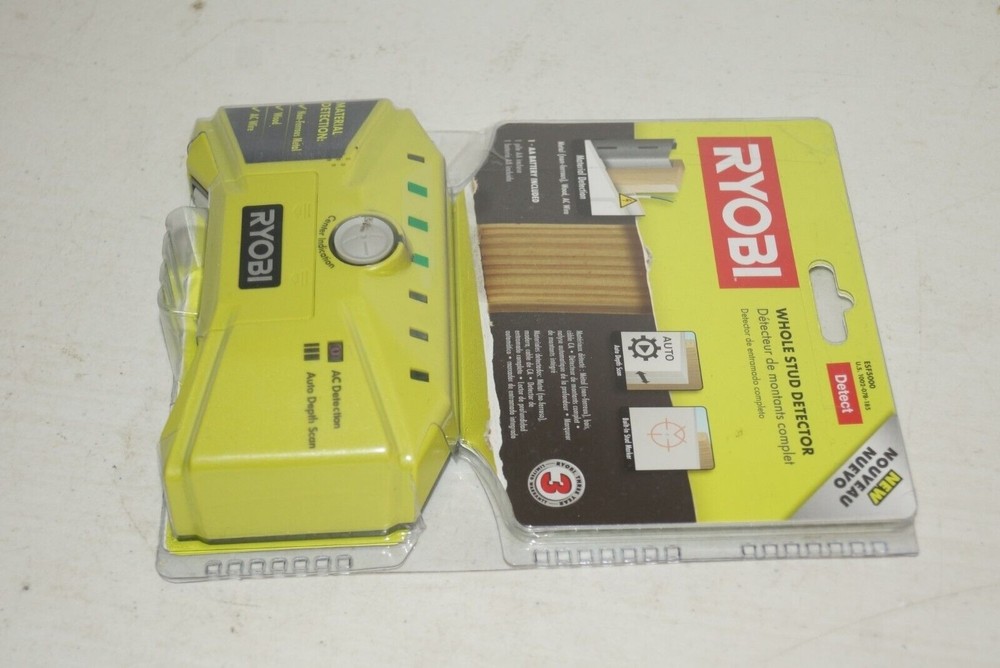 Ryobi ESF5000 Whole Stud Finder Detector with LED AC Detection