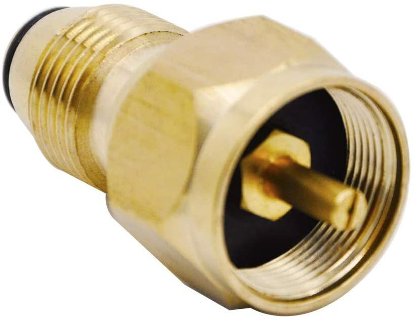 1LB Propane Refill Adapter Universal for Throwaway Disposable Bottle 2 Pack