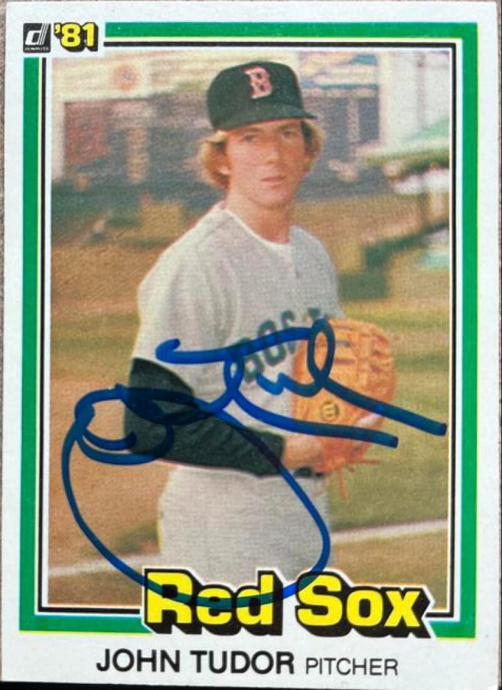 John Tudor Autographed 1981 Donruss #457