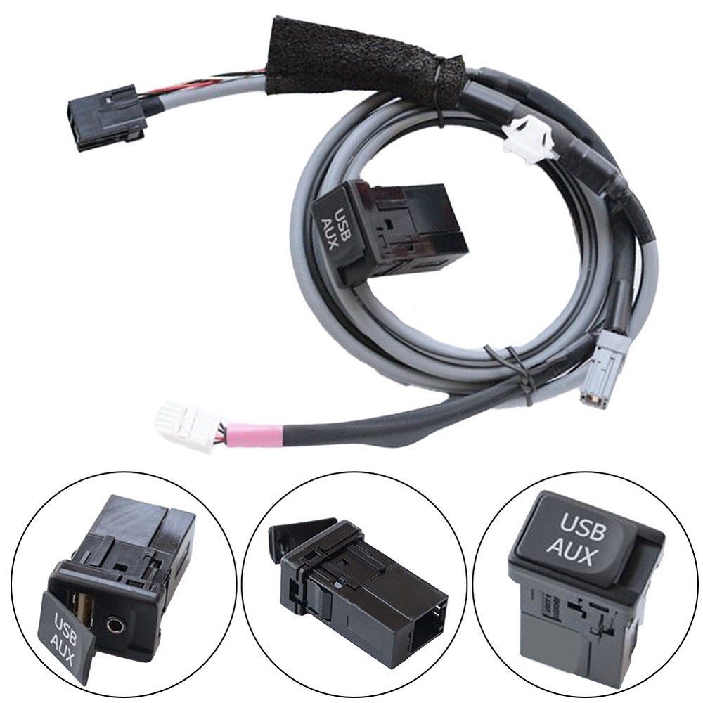 Practical Car USB AUX Interface Adapter for Toyota Quick and Easy Installation