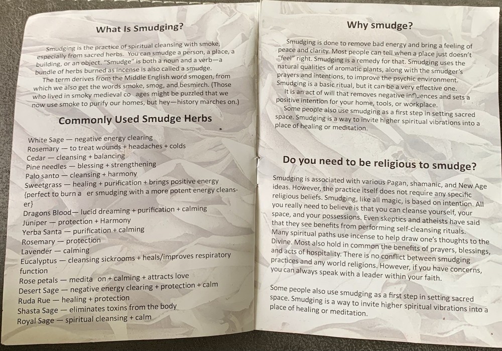 Cleanse Sacred Space Smudge Kit