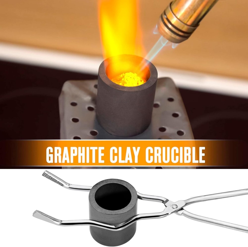 Compact Graphite Torch Melting Casting Kit - Ideal for Gold & Silver Projects