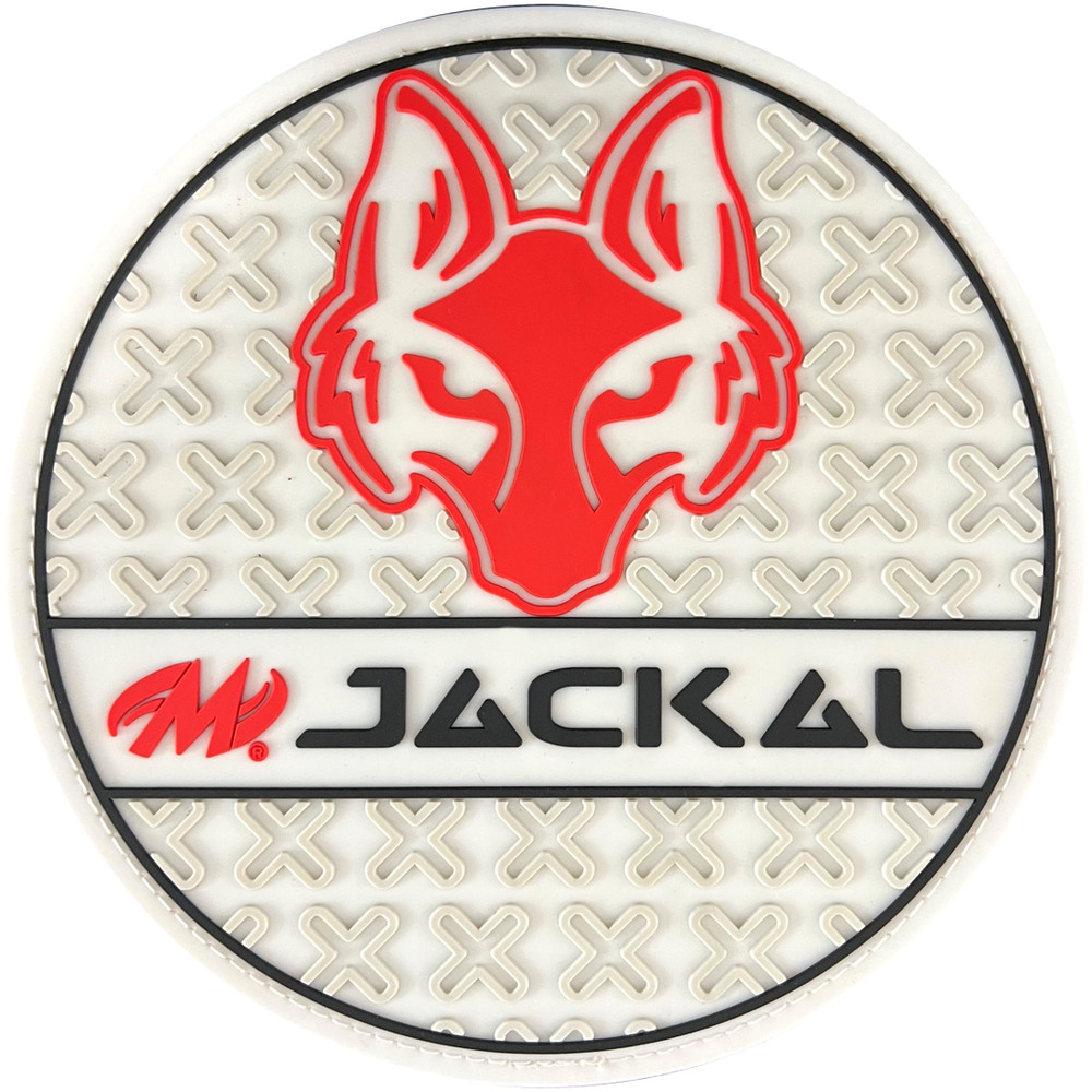 Motiv Bowling Grip Disk Shammy Jackal White