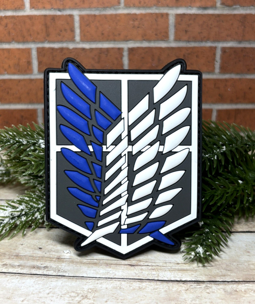 PVC Tactical Morale Patch -  Attack On Titan Patch -  Anime Wings Patch