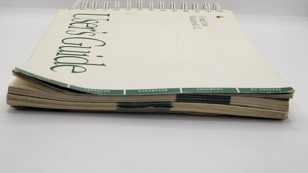 Vintage 1991 Macintosh LC User's Guide Spiral Bound Desktop Mac Computer