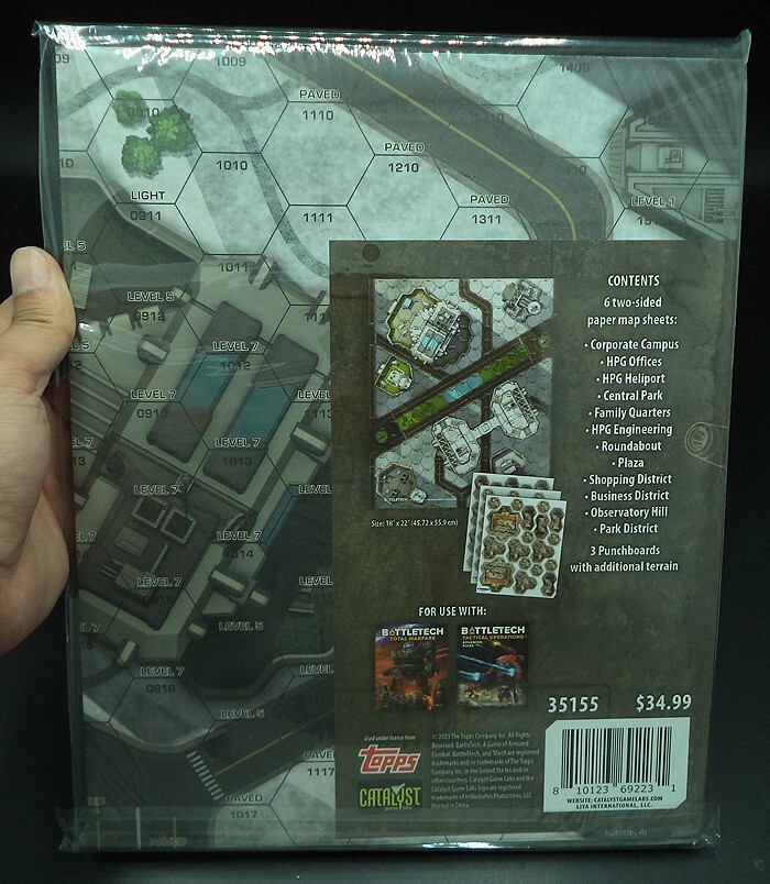 City Map Pack [35155] Battletech Mercenaries Kickstarter [Catalyst] NEW SEALED