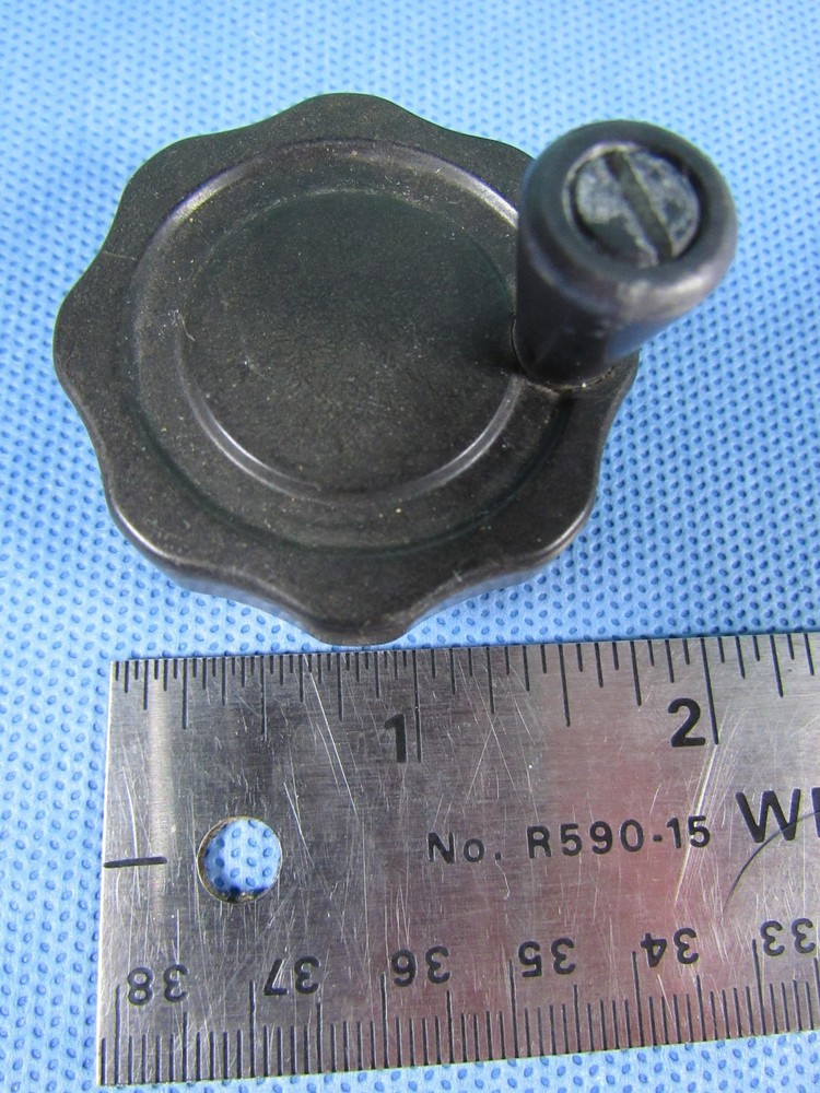 Lot 9 Rotary Control Potentiometer Knobs W/ Aluminum Dial Scales Brass Insert
