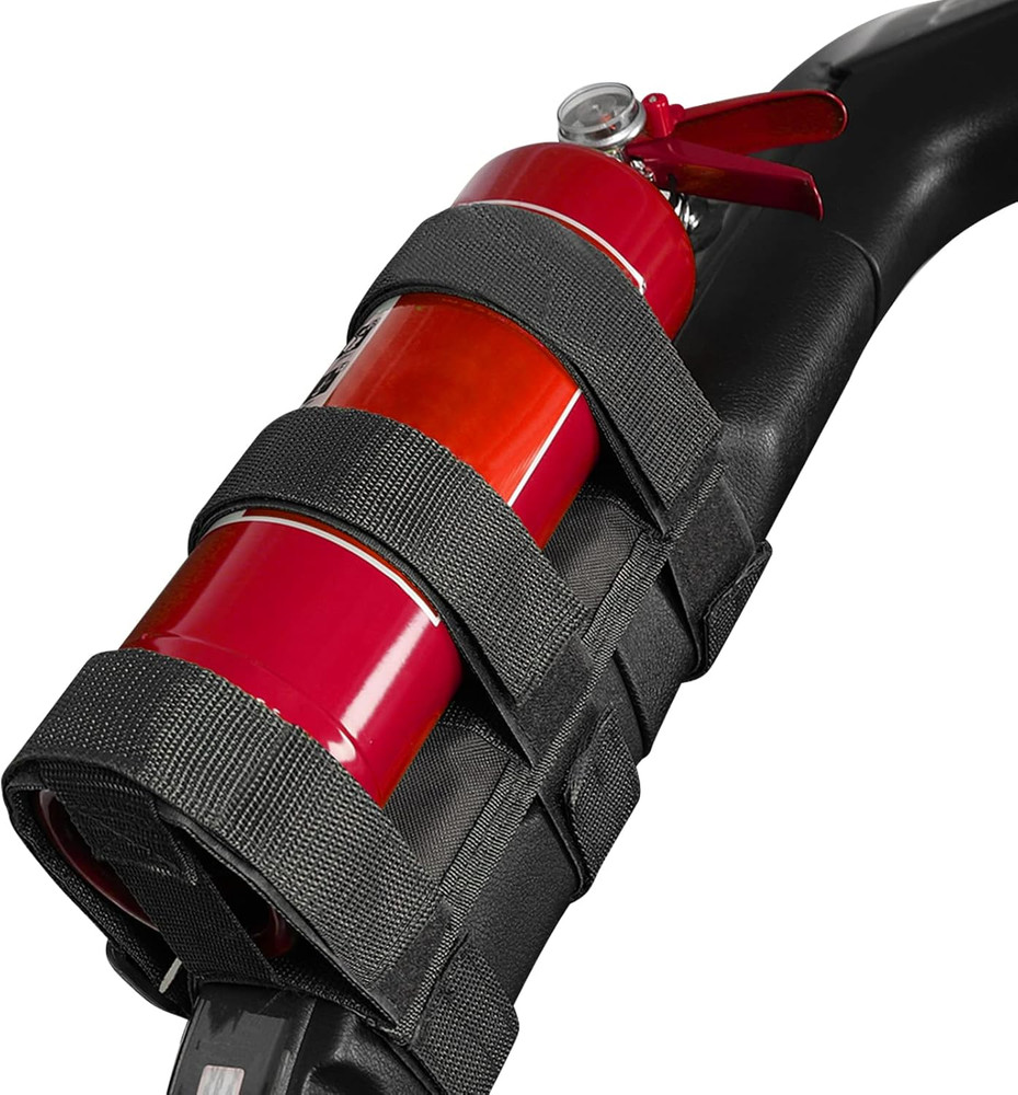 Fire Extinguisher Holder Adjustable Extinguisher Mount Strap Compatible with Jee