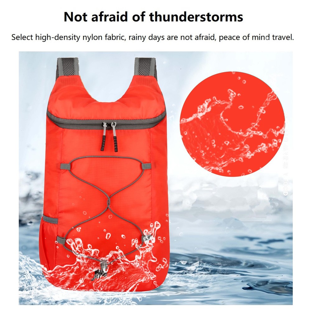 16L Lightweight Foldable Hiking-Backpack Small Packable-Daypack For Travel,Ul...