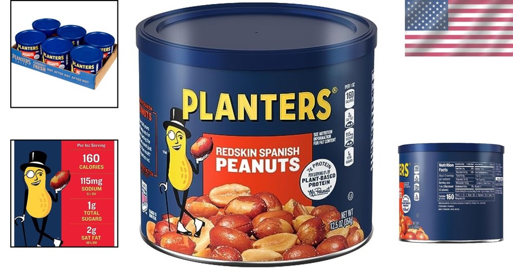 Nutritious Kosher-Friendly Peanuts - Pack of 6