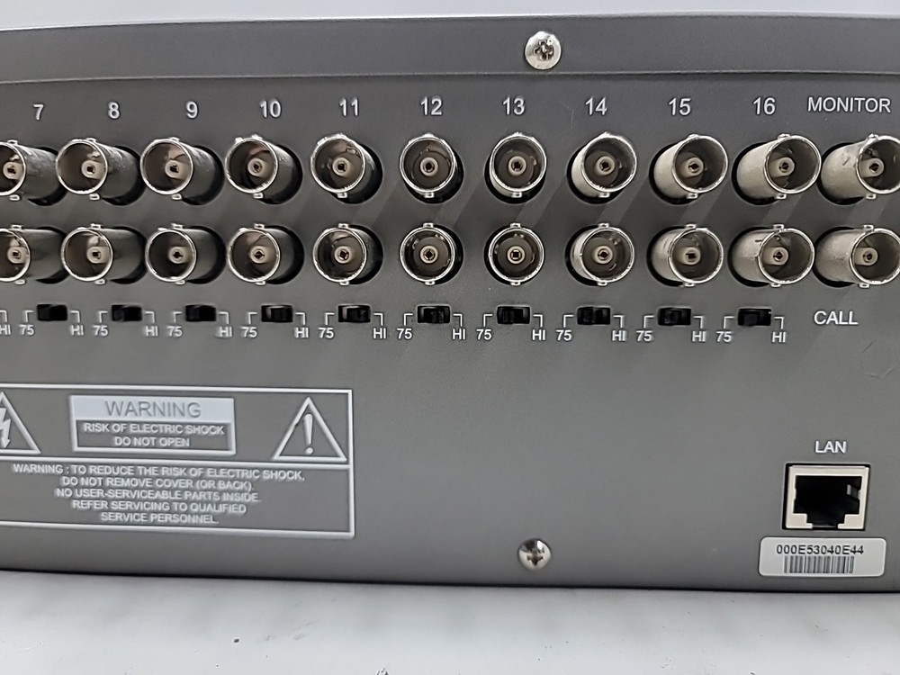 16‑Channel Digital Multiplex Recorder DVR16M HS‑DVR163 – Untested AS‑IS