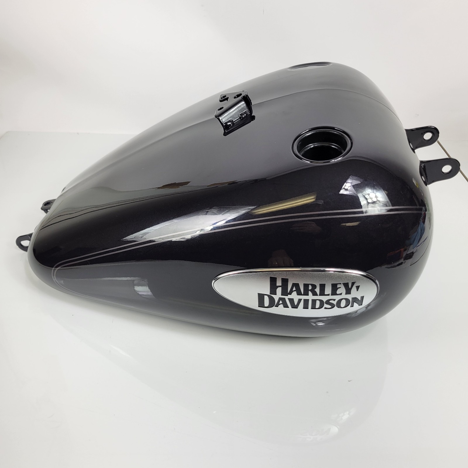 2021 Harley-Davidson Softail Heritage Classic FLHCS Black Jack Metallic Gas Tank