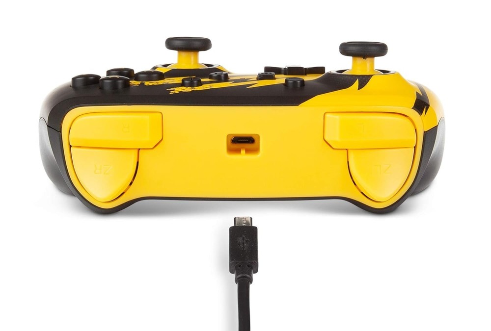 NEW PowerA Enhanced Wired Controller Pikachu Lightning for Nintendo Switch