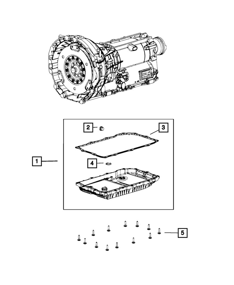 Genuine Mopar Transmission Filter Kit 52854834AB
