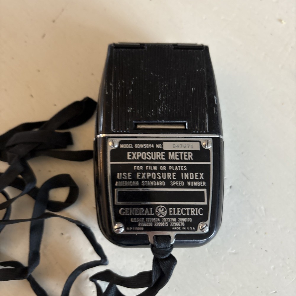 GE Meter Light Exposure Model 8DW58Y4 Original Leather Case