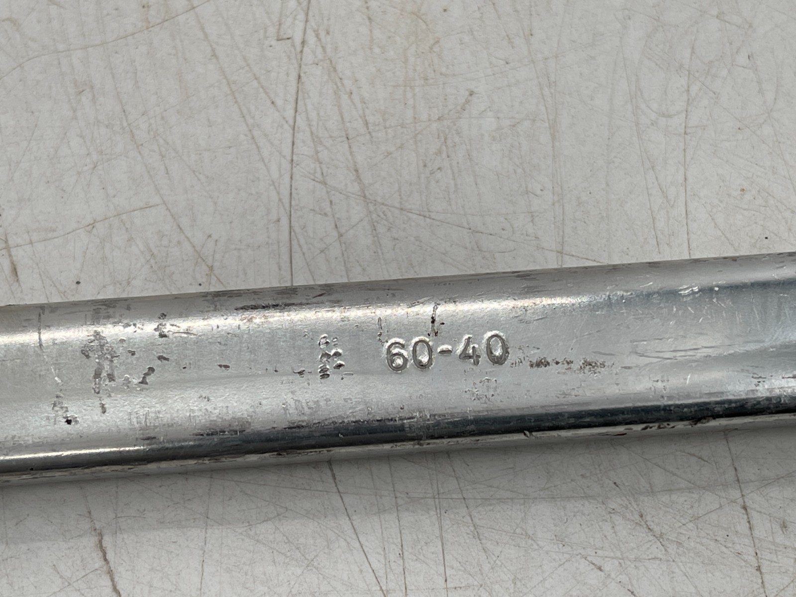 60/40 Solder Stick Bar Tin / Lead Unmarked NOS