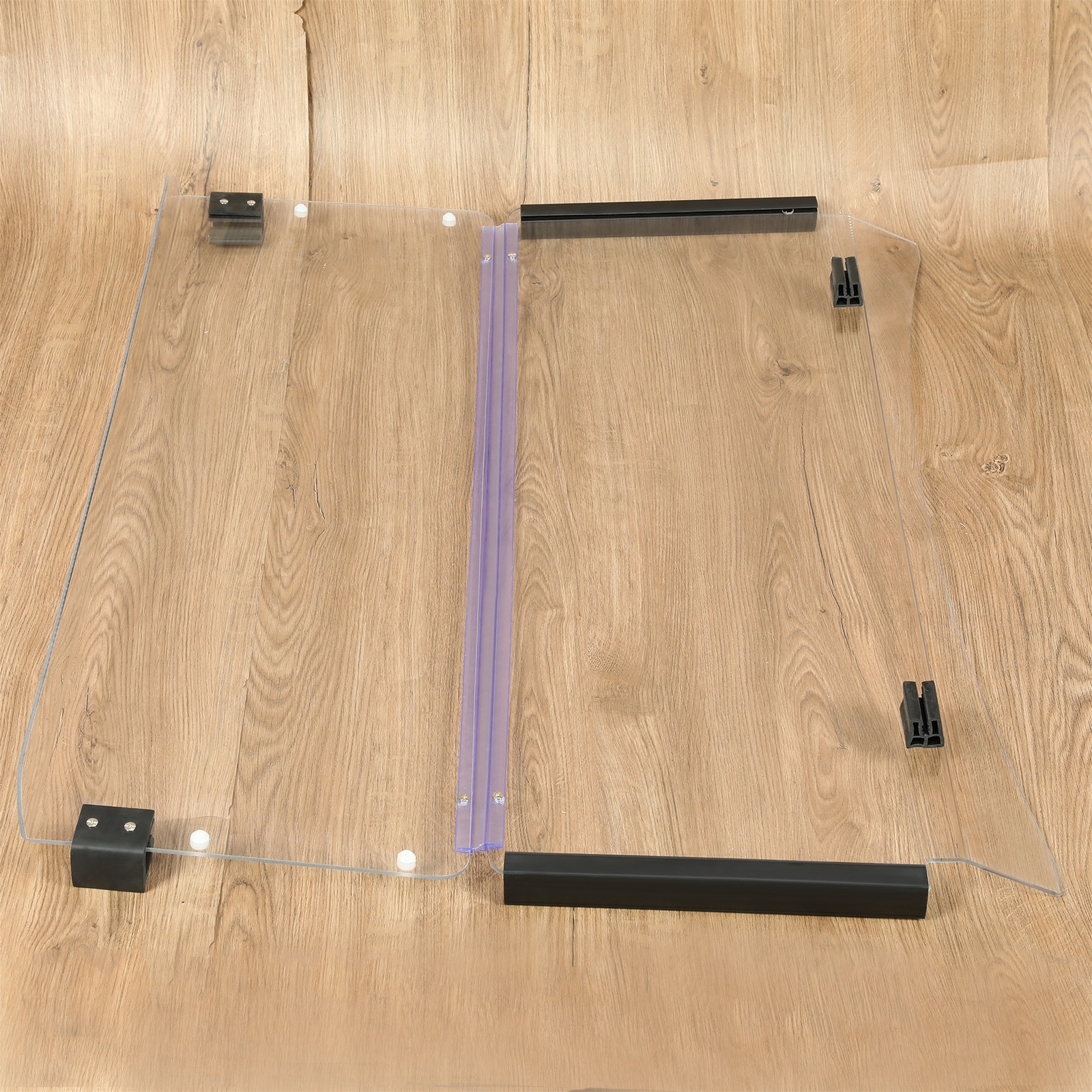 For EZGO TXT 2014- up Clear Folding Golf Cart Windshield Windscreen