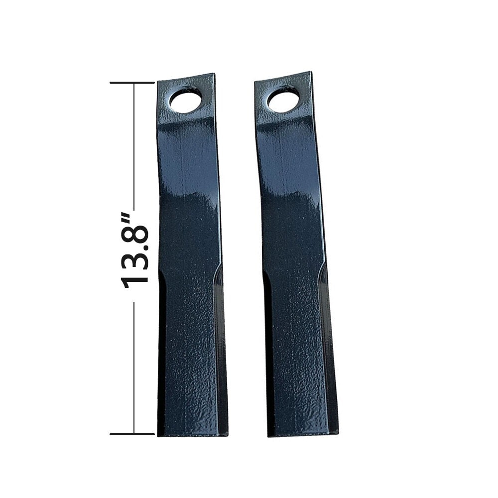 2pcs Skid Steer Brush Cutter Cutting Blades for AGT-RC72/EXRC54 Steel 60Si2Mn