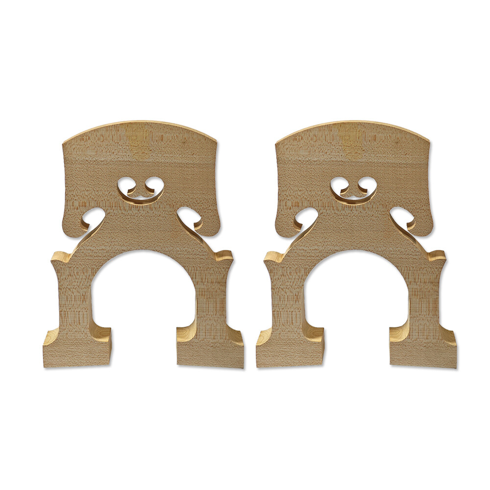 2pcs 4/4 Full Size Cello Bridge Cello Part Maple Standard Bridge