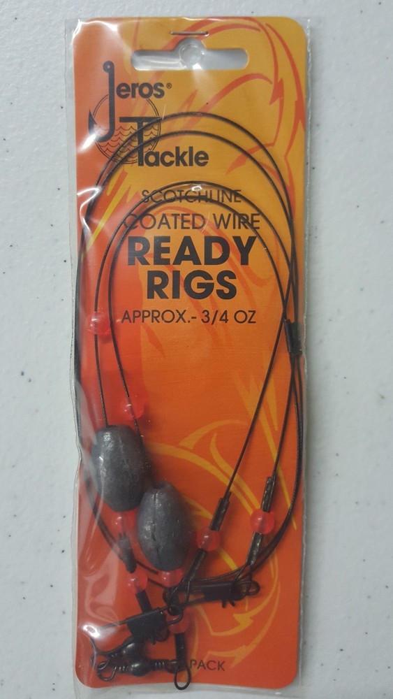 Ready Rig Egg Sinker 2 Scotchline 3/4 oz., coated wire leaders
