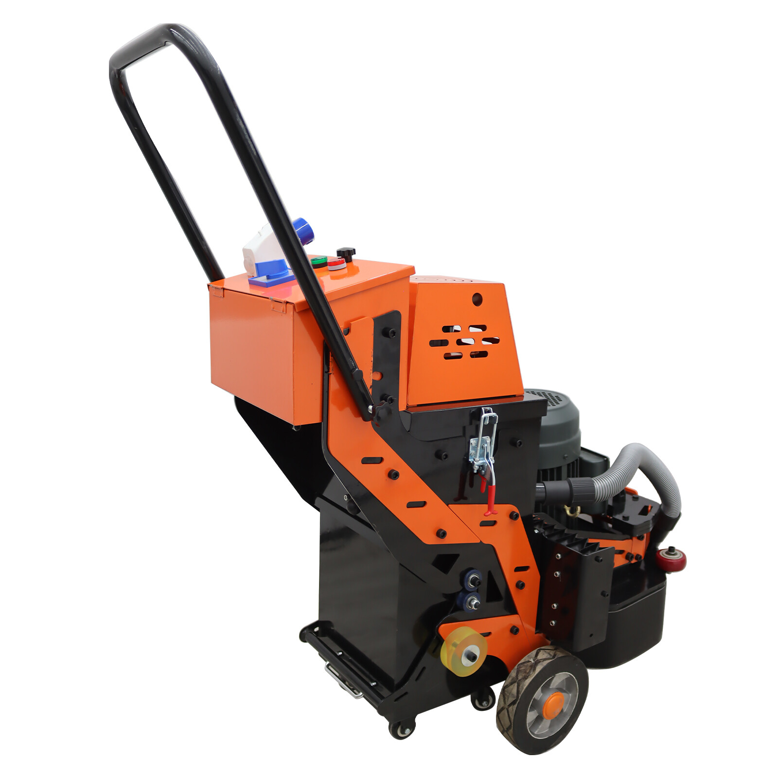 220V Concrete Floor Grinder Polishing Machine w/ 30L Dust Bucket 6 Grinding Head