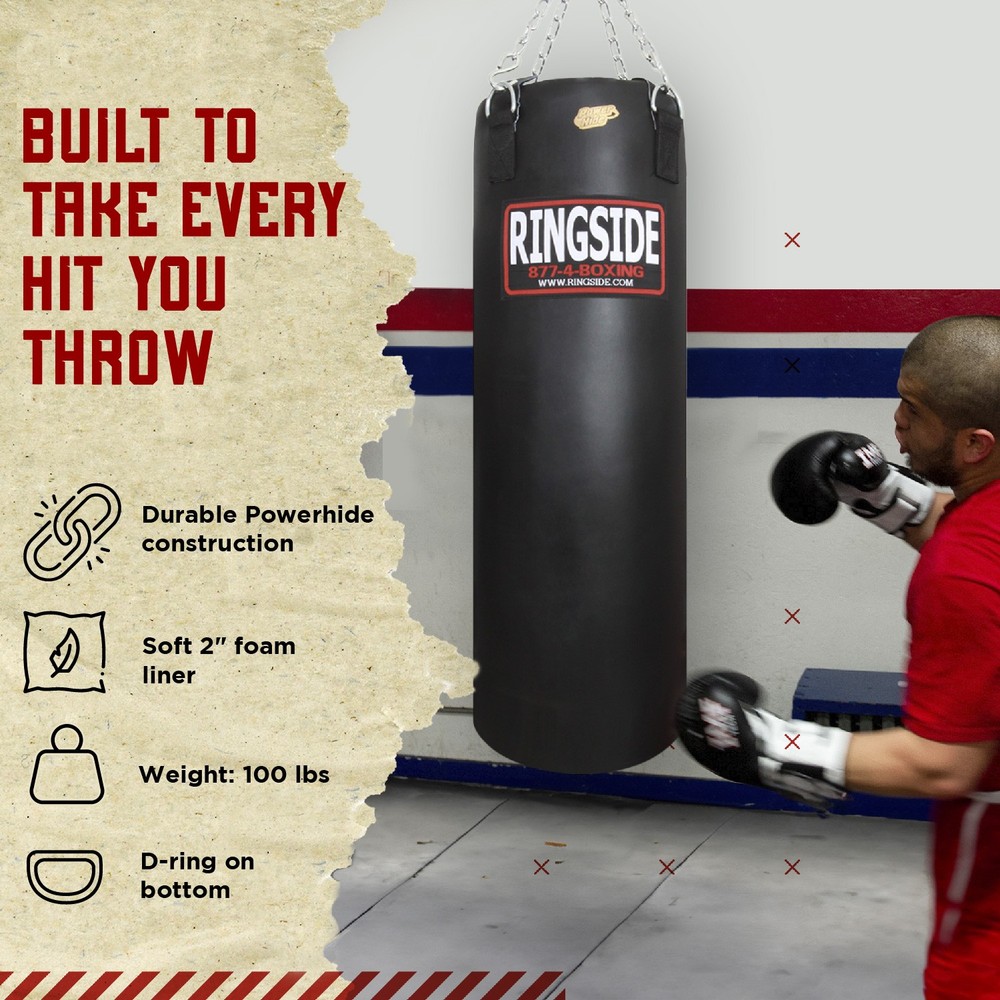 Ringside Soft Filled Powerhide 100 lb. Heavy Bag