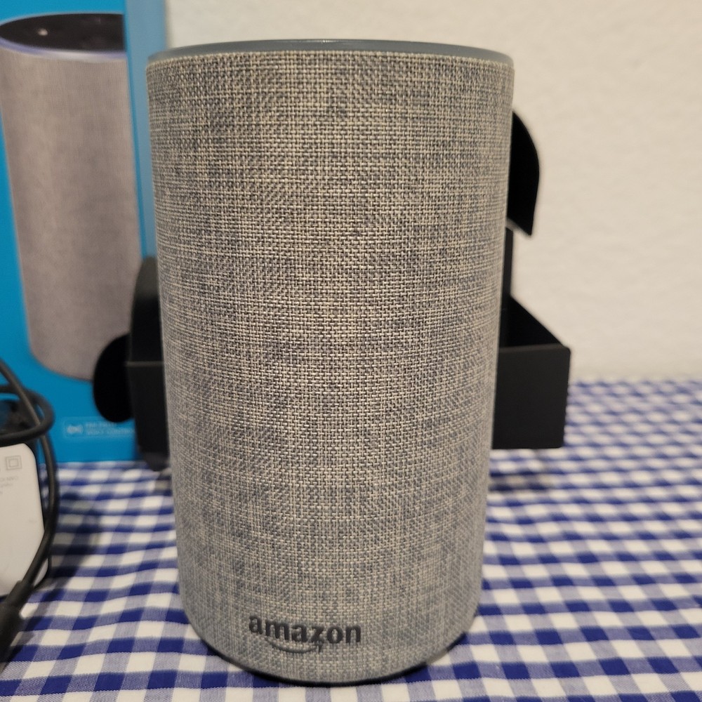 Amazon Echo (2nd Gen) Smart Speaker With Dolby Heather Gray NOB