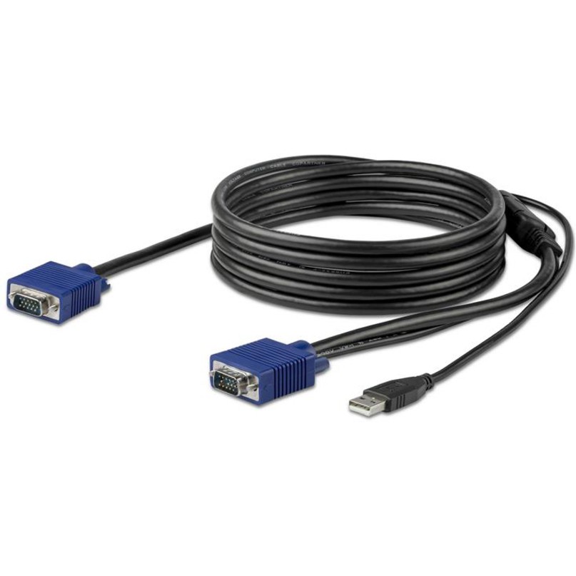 StarTech RKCONSUV10 10ft USB KVM Cable VGA for Rackmount Consoles
